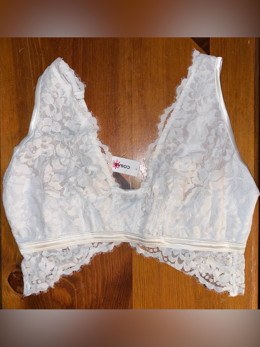 Cosabella Magnolia Curvy Bralette in White Size XL (36H, 38G/H & 40E/F) NWT